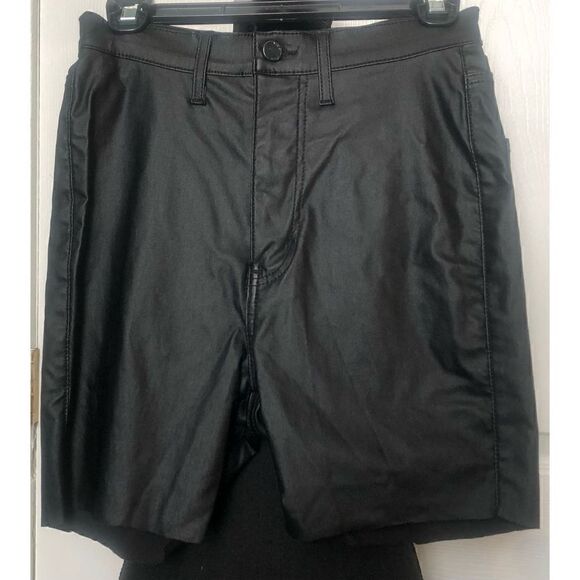 Akira Faux Leather Shorts - Picture 1 of 7
